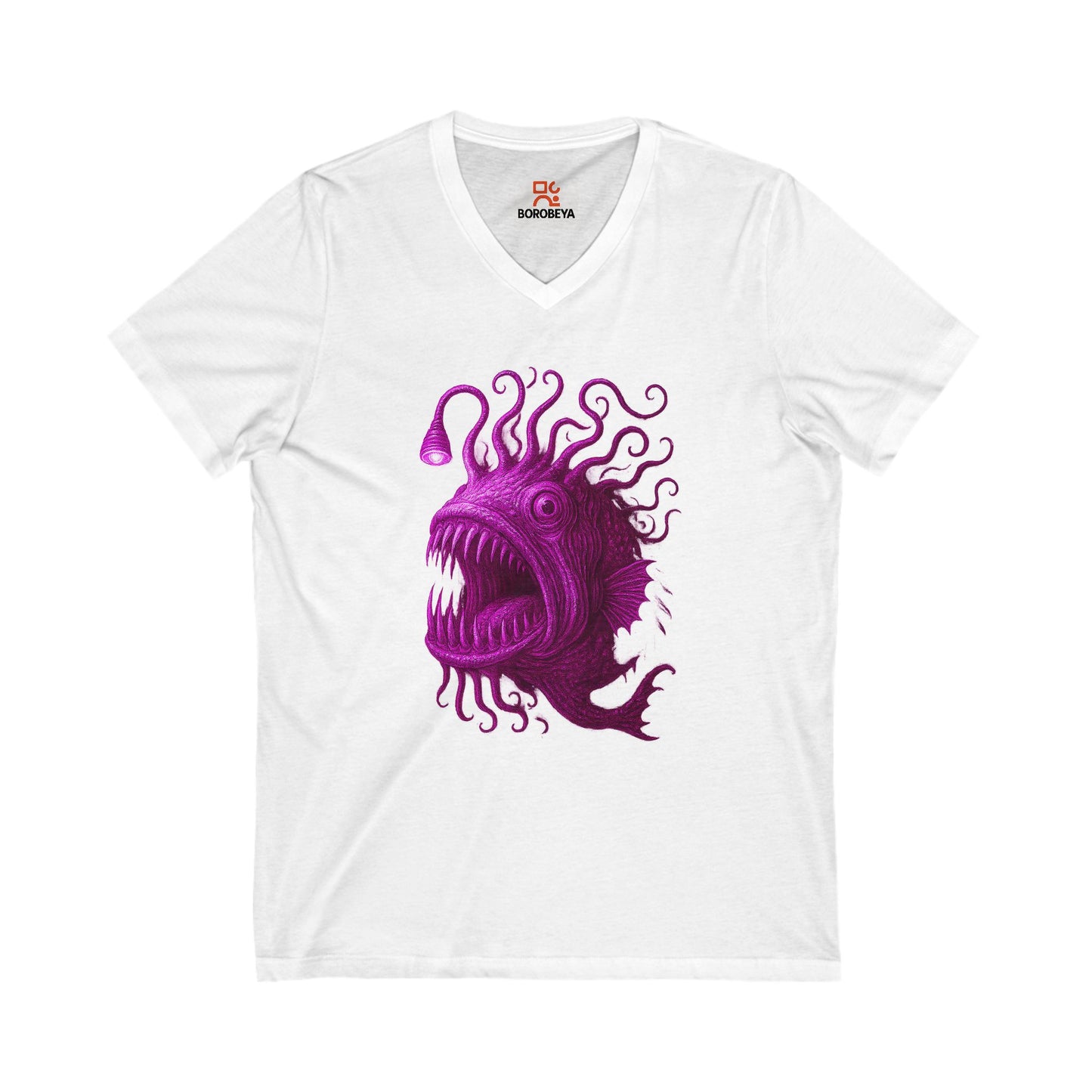 Unisex Jersey Short Sleeve V-Neck Tee