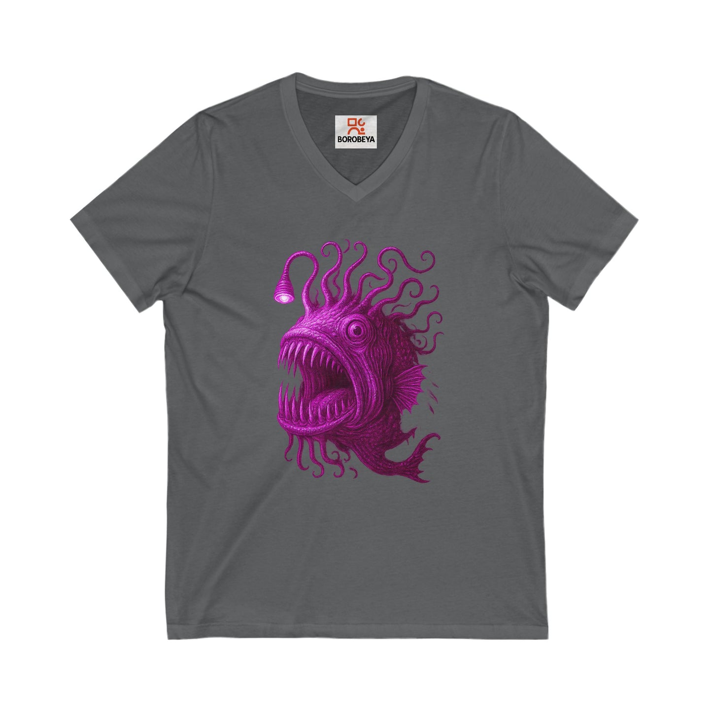Unisex Jersey Short Sleeve V-Neck Tee