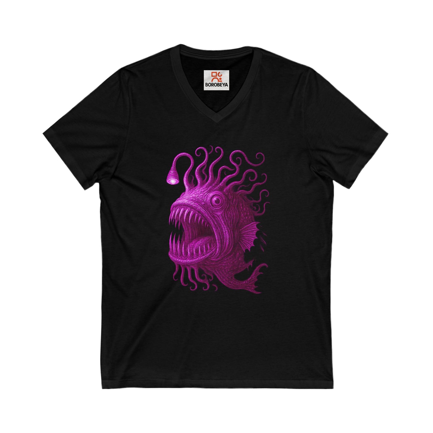 Unisex Jersey Short Sleeve V-Neck Tee