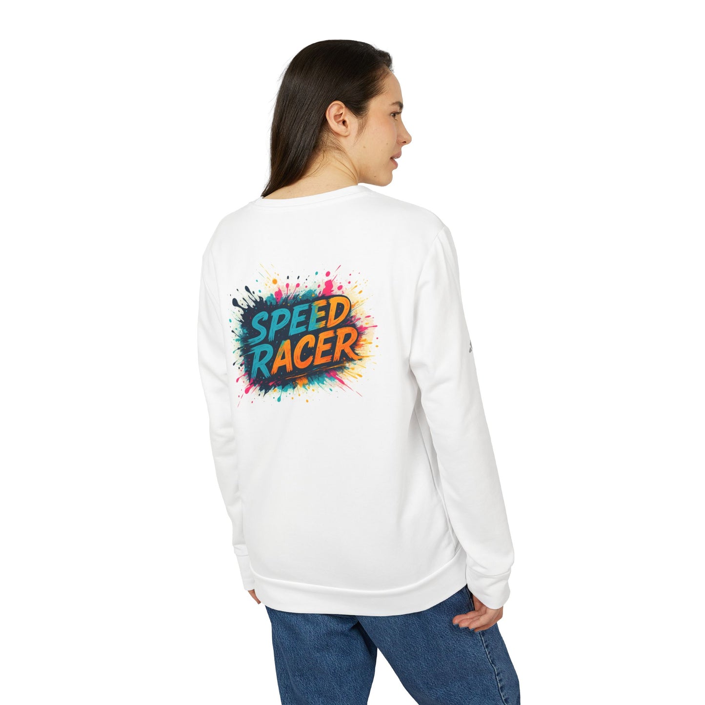 Racing Sweater - Cozy Meets Cool in This Unisex Fleece Crewneck