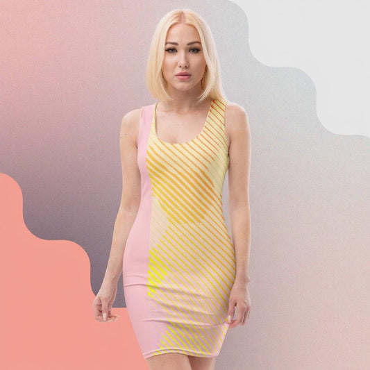 Second-Skin Dress - “Sunburst Blush”