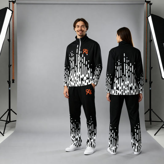 Premium Track Jacket & Joggers Set - Arapawa -Oval Pattern