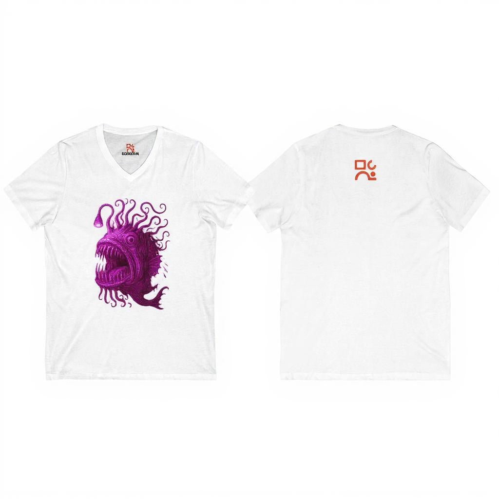 Unisex Jersey Short Sleeve V-Neck Tee