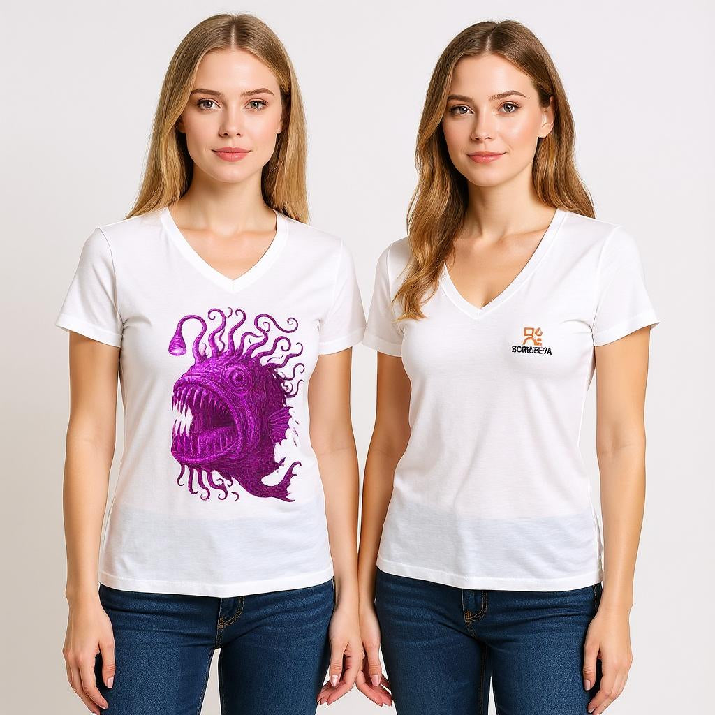 Unisex Jersey Short Sleeve V-Neck Tee