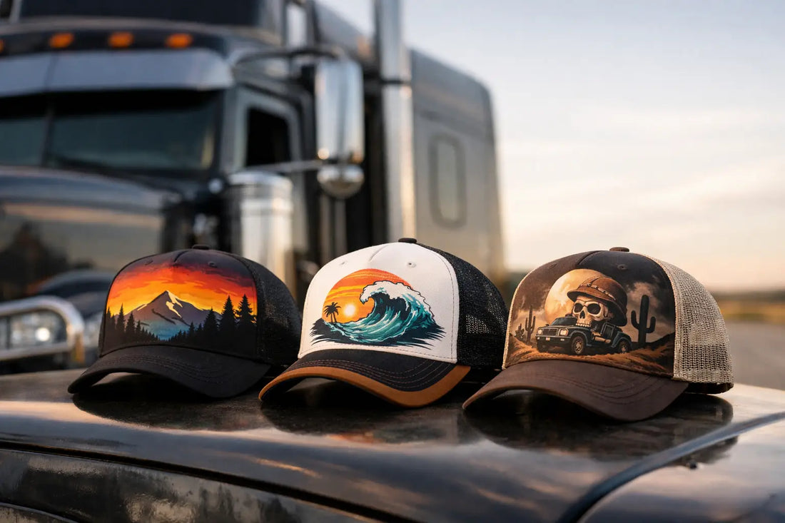 Trucker Caps With Unique Designs That Move