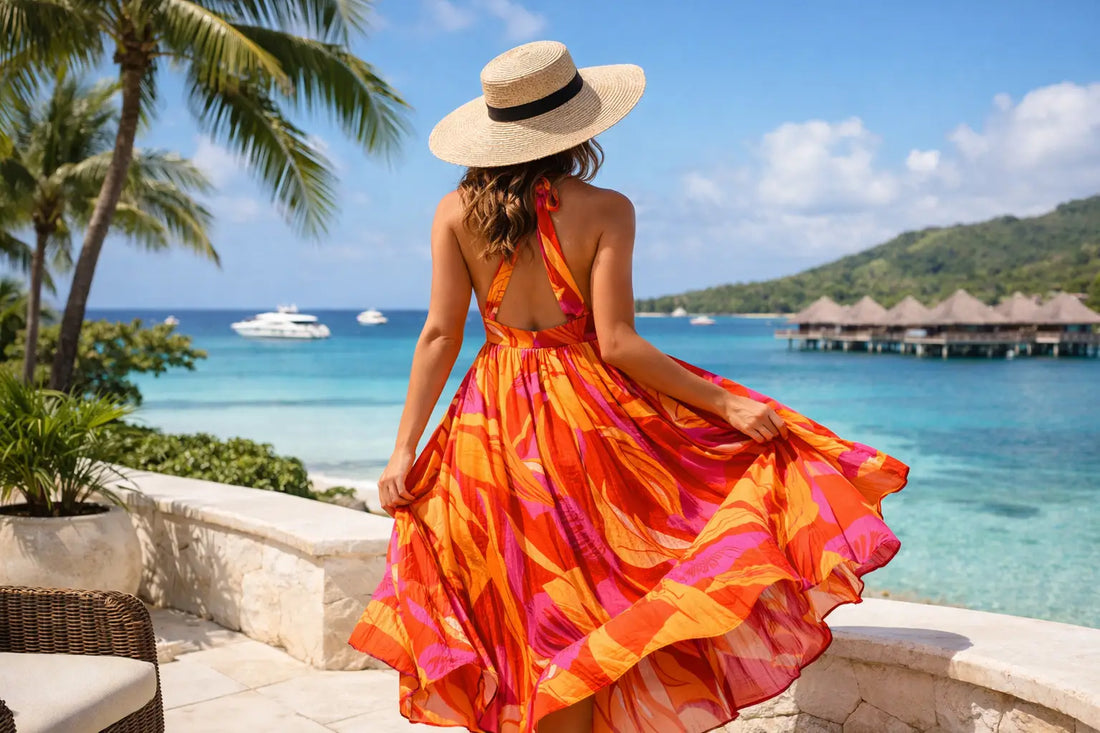 Statement Dresses for Vacation That Go Big