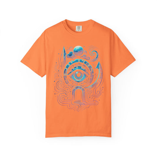 BOROBEYA Vision Portal — Garment-Dyed Graphic T-Shirt