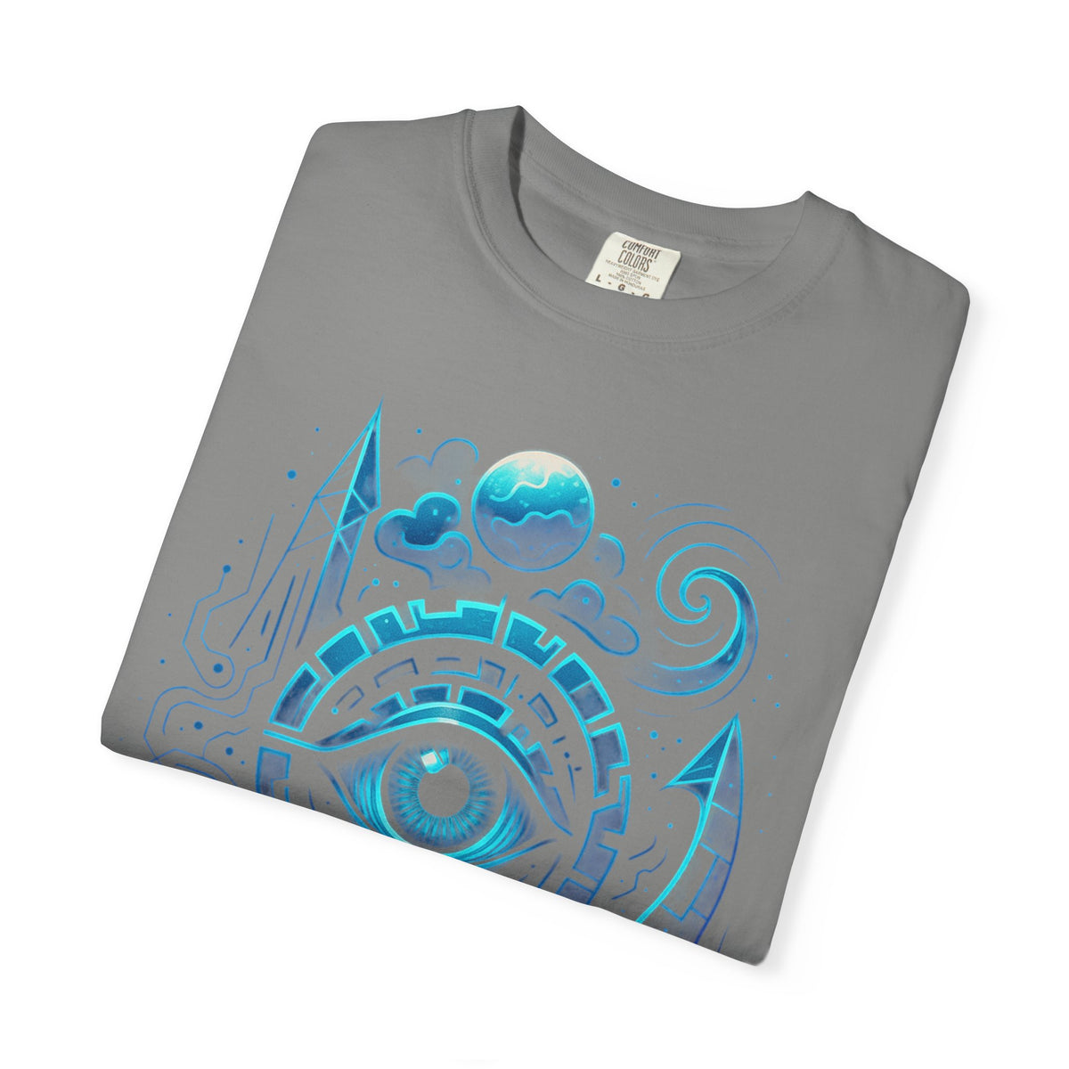 BOROBEYA Vision Portal — Garment-Dyed Graphic T-Shirt