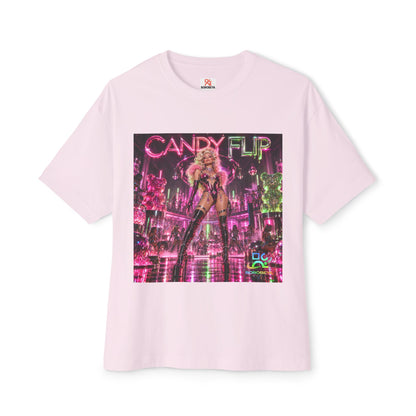 Unisex Oversized Boxy Tee Candy FLIP