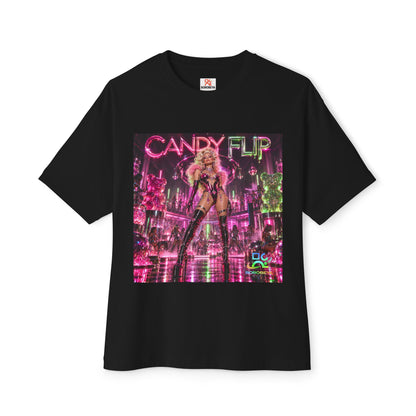 Unisex Oversized Boxy Tee Candy FLIP