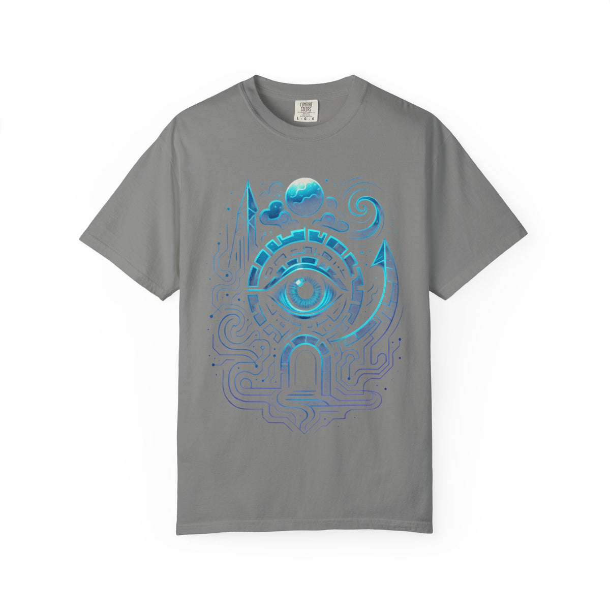 BOROBEYA Vision Portal — Garment-Dyed Graphic T-Shirt