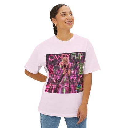 Unisex Oversized Boxy Tee Candy FLIP