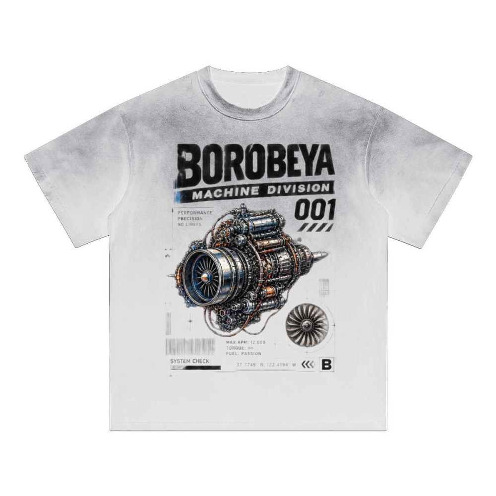 Unisex Heavyweight Washed Gradient T-Shirt (270GSM)