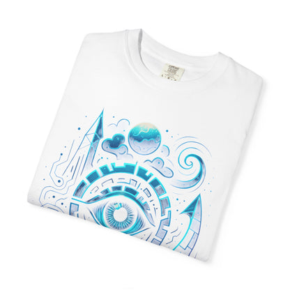 BOROBEYA Vision Portal — Garment-Dyed Graphic T-Shirt