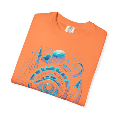 BOROBEYA Vision Portal — Garment-Dyed Graphic T-Shirt