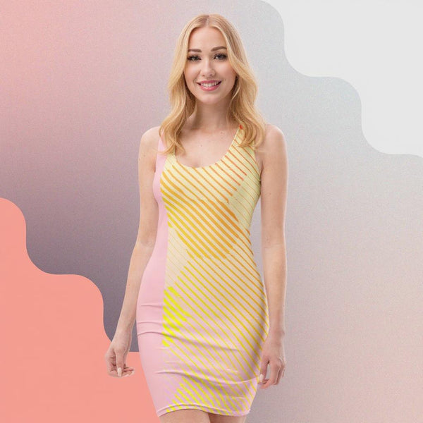 Second-Skin Dress - “Sunburst Blush”