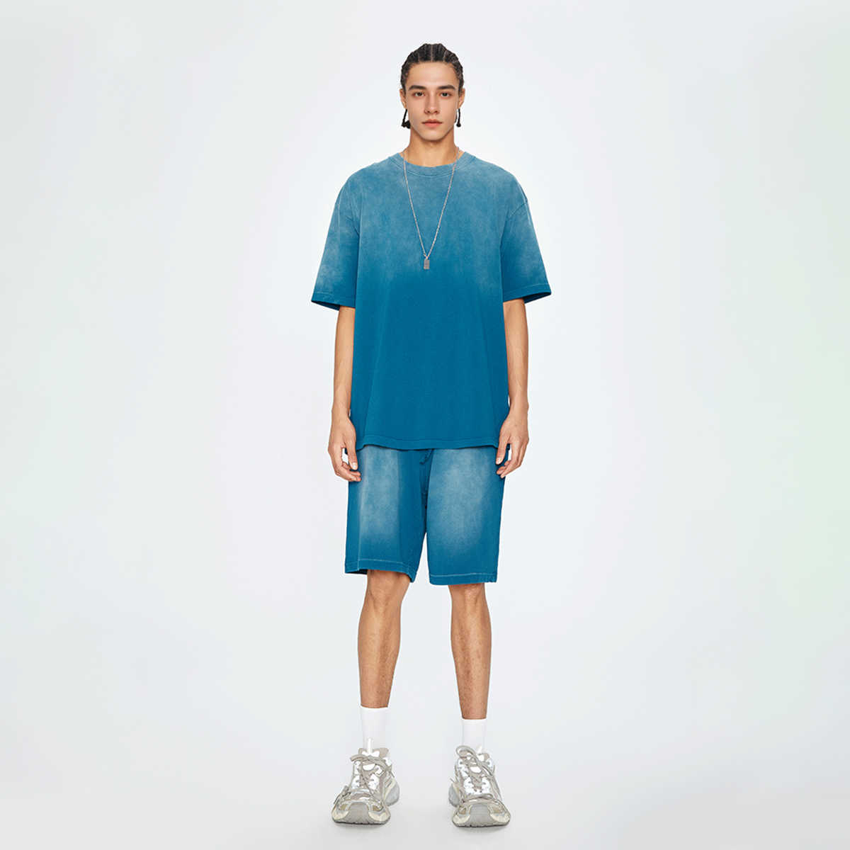 Unisex Heavyweight Washed Gradient T-Shirt (270GSM)