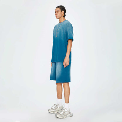 Unisex Heavyweight Washed Gradient T-Shirt (270GSM)