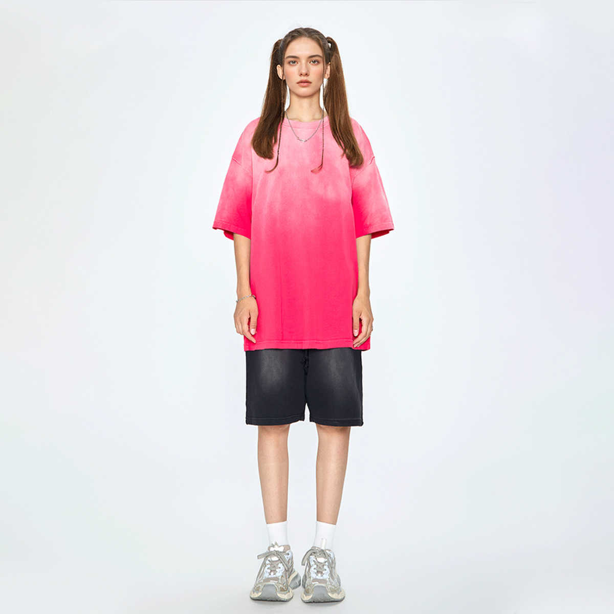 Unisex Heavyweight Washed Gradient T-Shirt (270GSM)