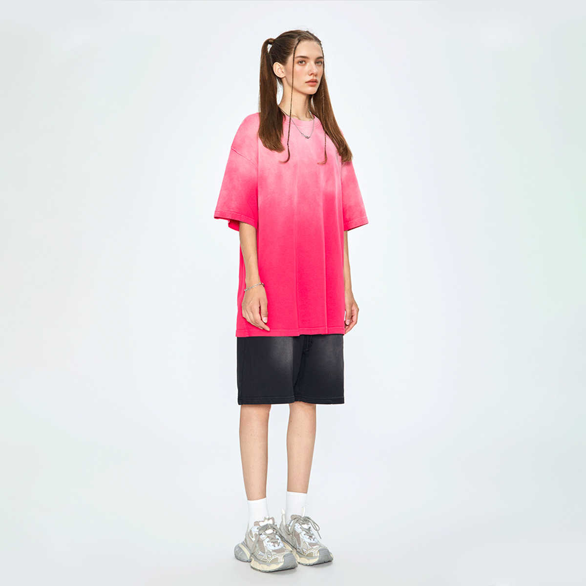 Unisex Heavyweight Washed Gradient T-Shirt (270GSM)