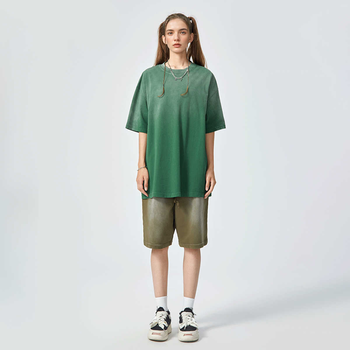 Unisex Heavyweight Washed Gradient T-Shirt (270GSM)