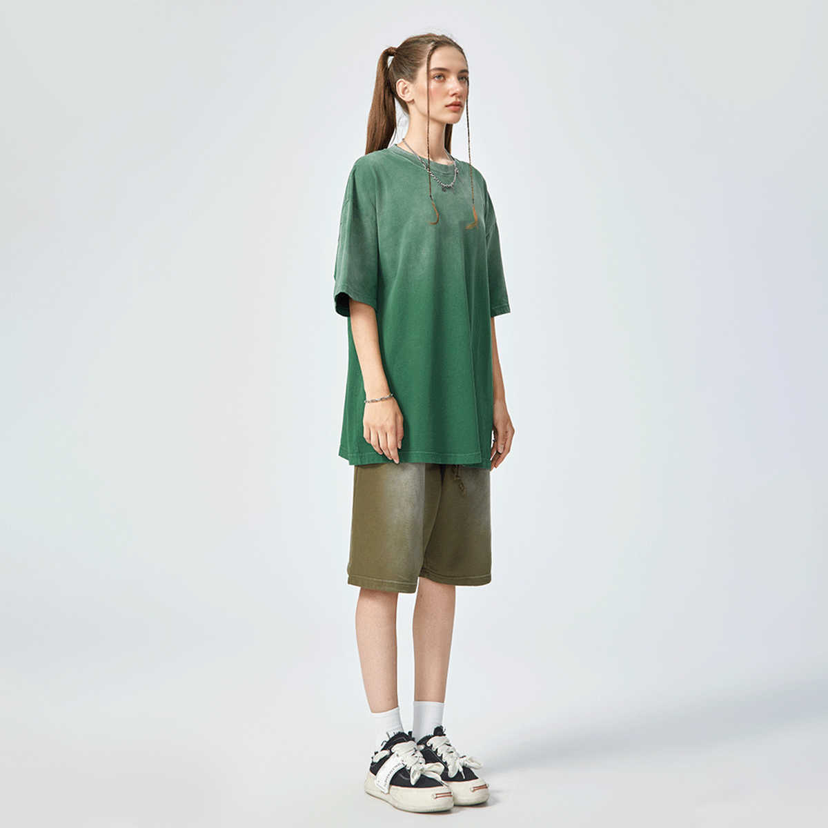 Unisex Heavyweight Washed Gradient T-Shirt (270GSM)