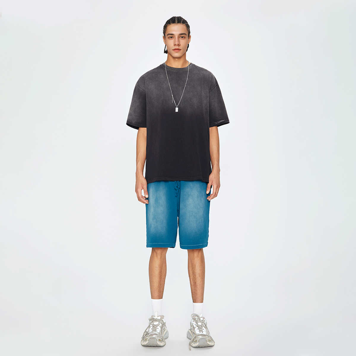 Unisex Heavyweight Washed Gradient T-Shirt (270GSM)