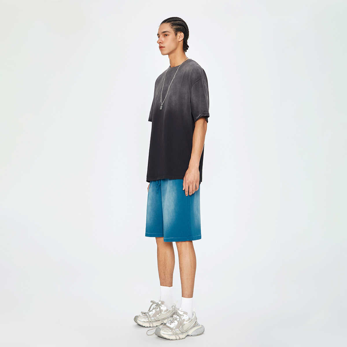 Unisex Heavyweight Washed Gradient T-Shirt (270GSM)