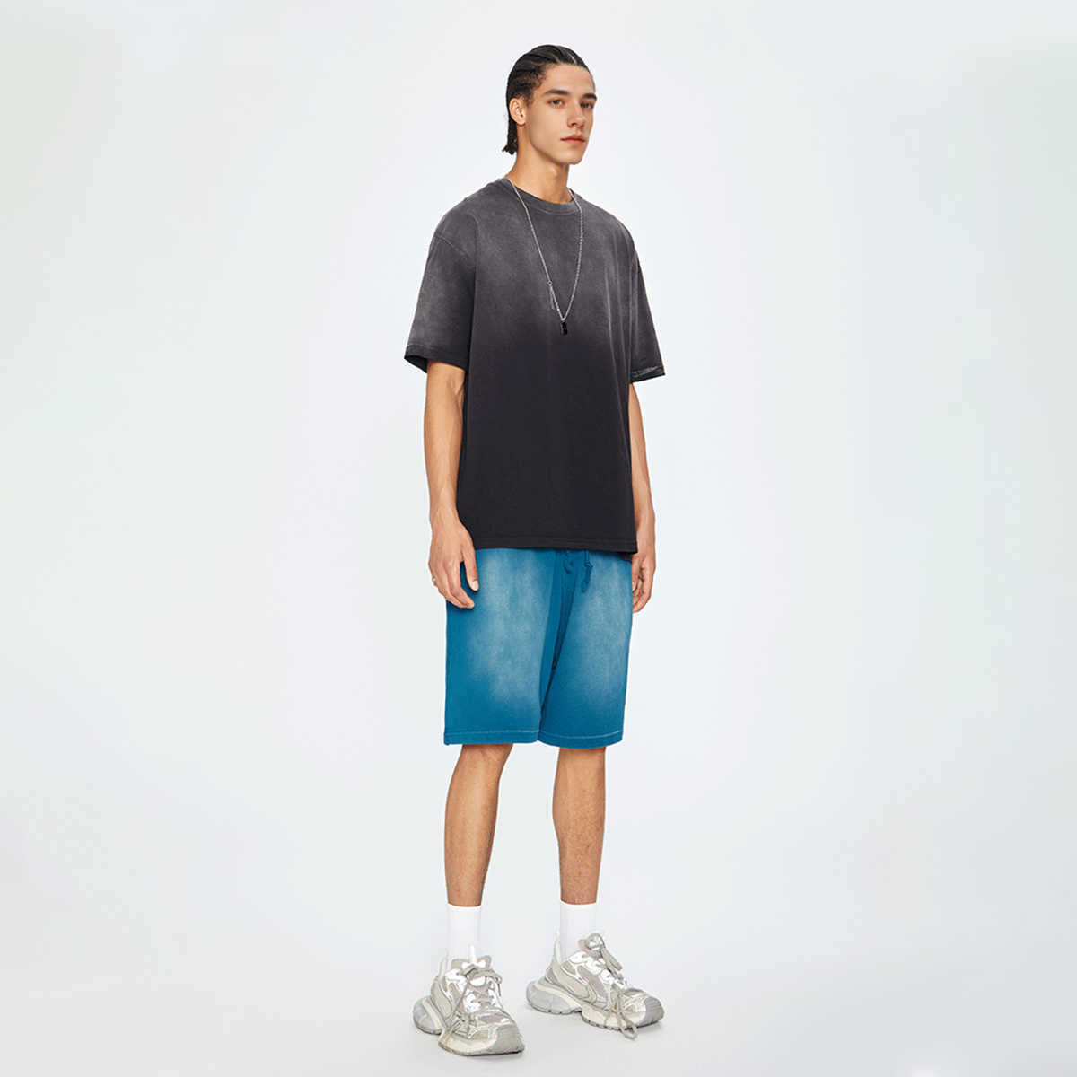 Unisex Heavyweight Washed Gradient T-Shirt (270GSM)