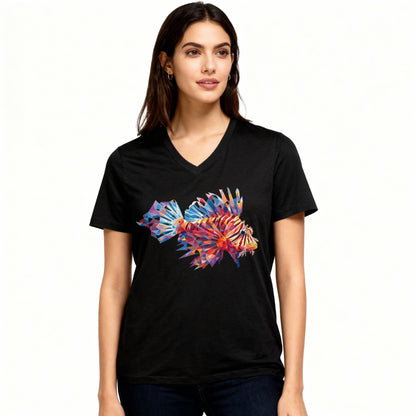 Unisex Jersey Short Sleeve V-Neck Tee